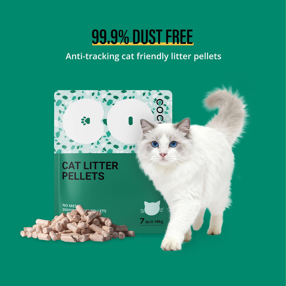 Cat Litter Pellets 21 Lbs Pack C48119