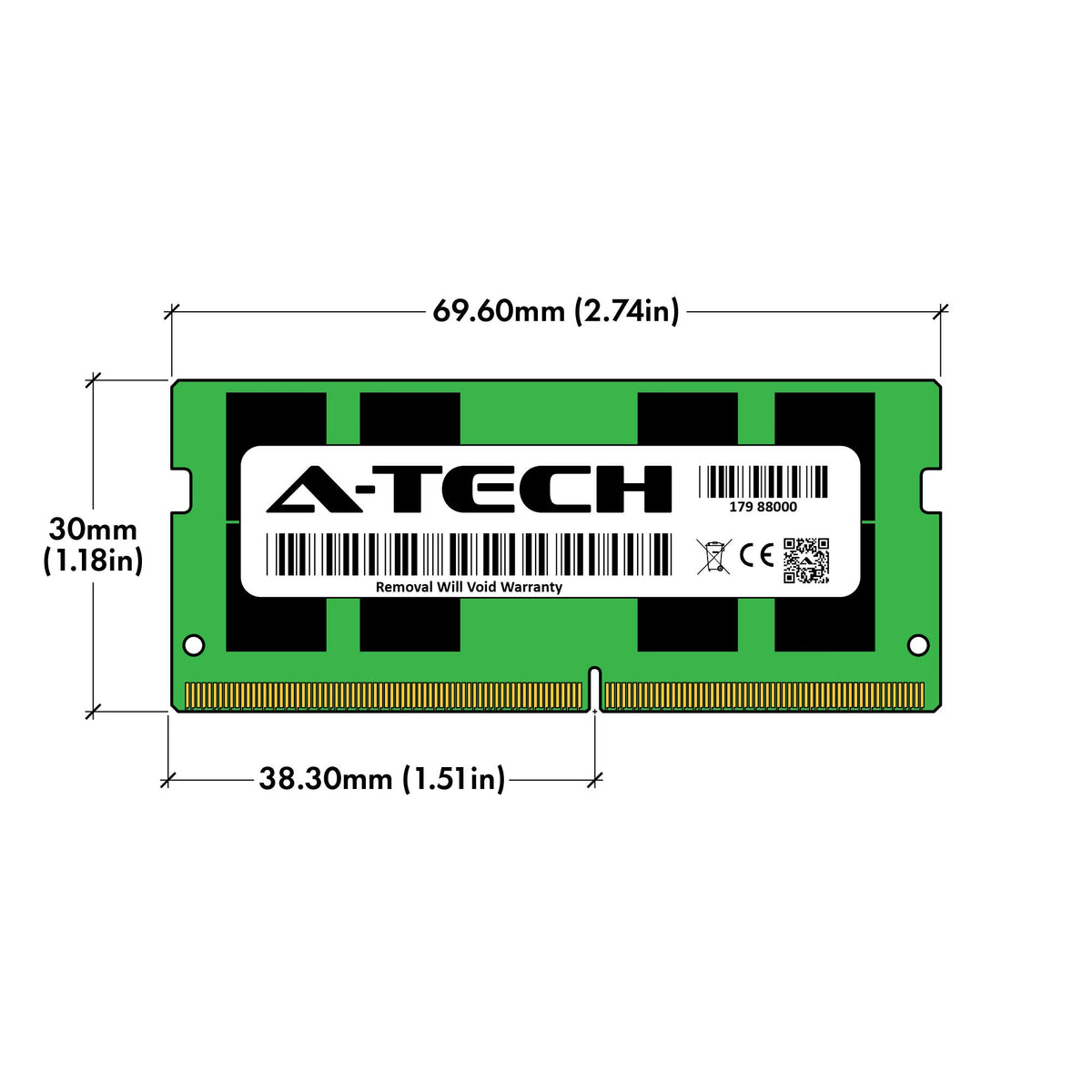16GB DDR4 2400 MHz SODIMM Laptop RAM Memory Module K3453