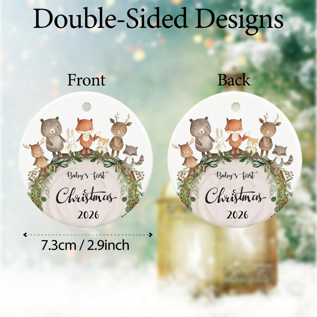 Baby First Christmas Ornament 2026 V17332
