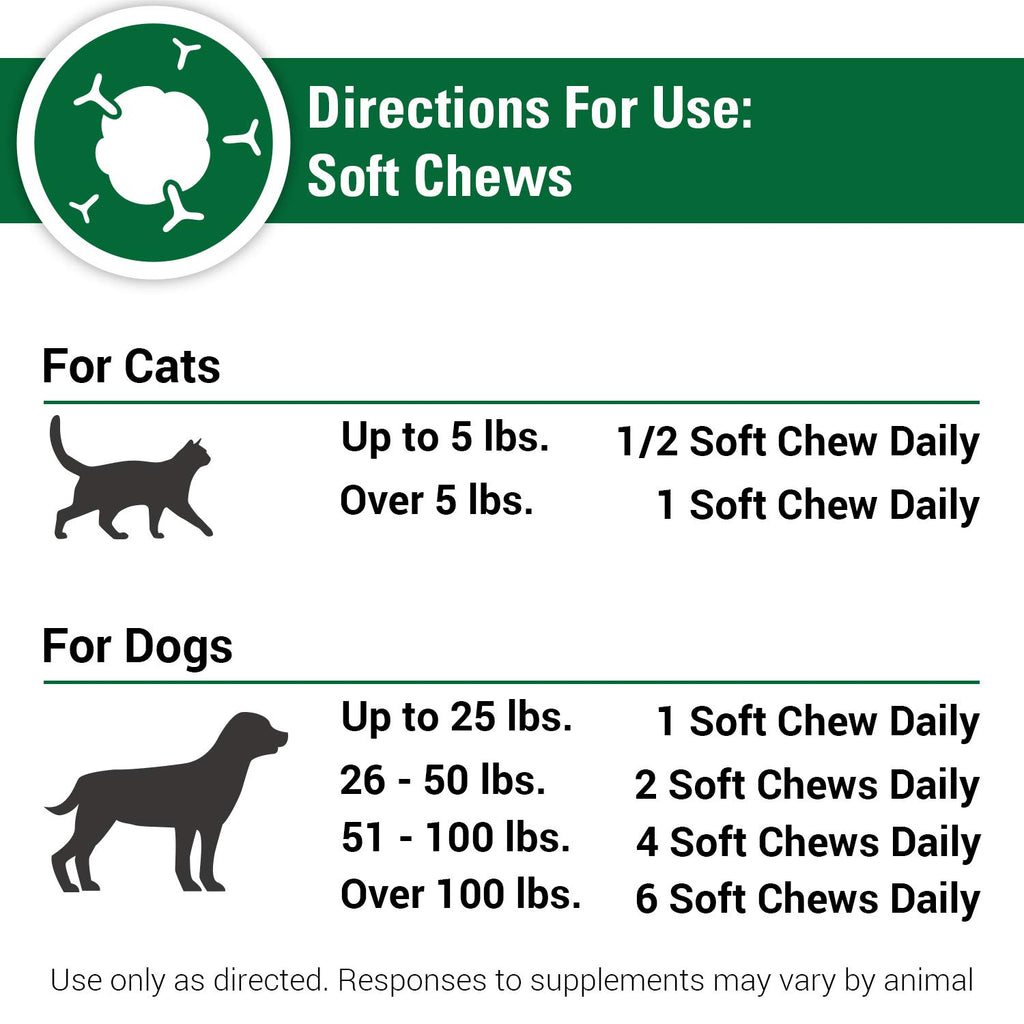 Immune Support Supplement for Dogs 120 Soft Chews E916239