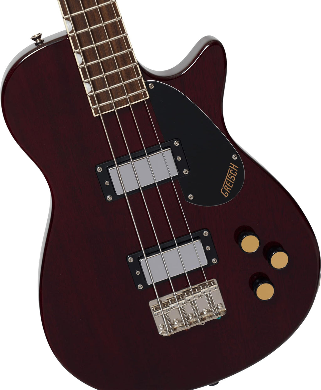 Walnut Stain Short-Scale Electric Bass Guitar M8127