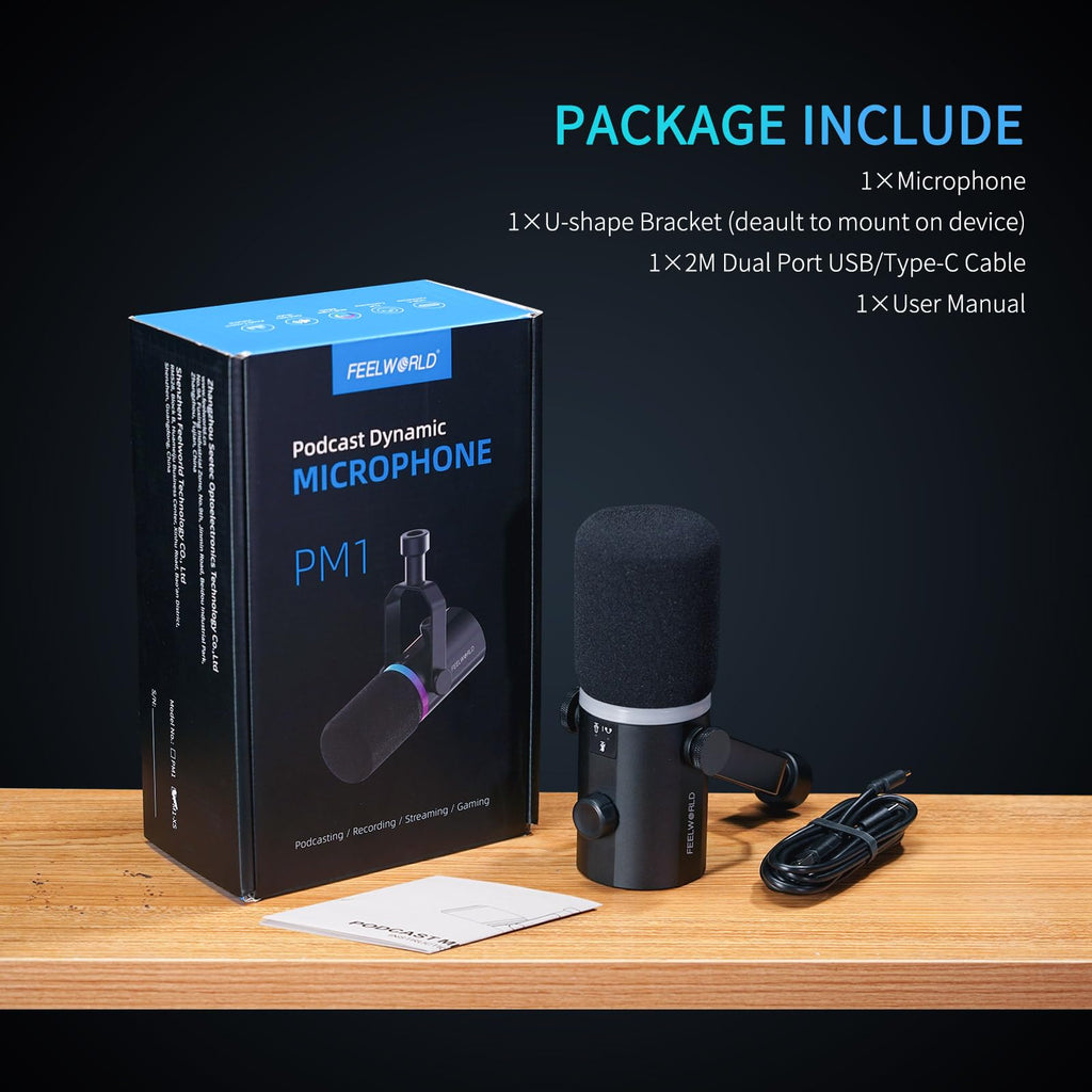 Black Metal Dynamic Microphone D7740
