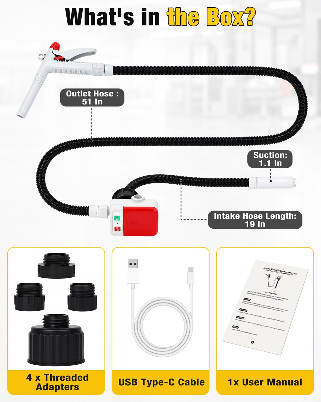 Fuel Transfer Pump with Hand Nozzle I954