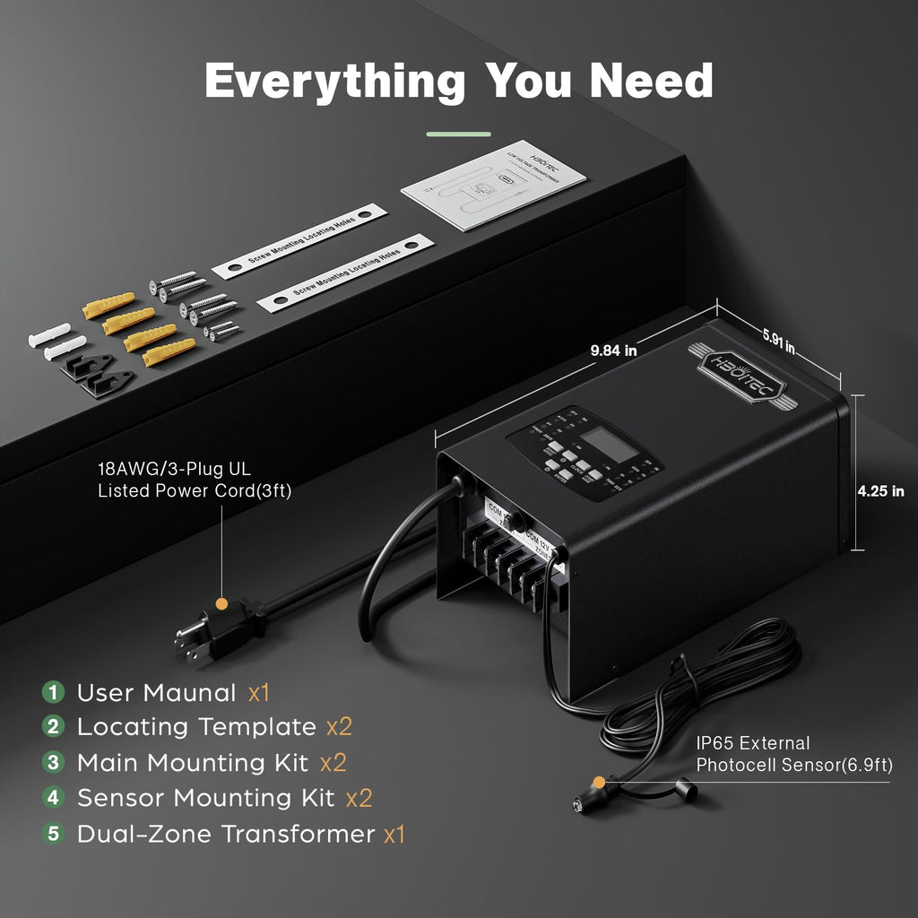 200W Low Voltage Transformer 2 Zone B210787