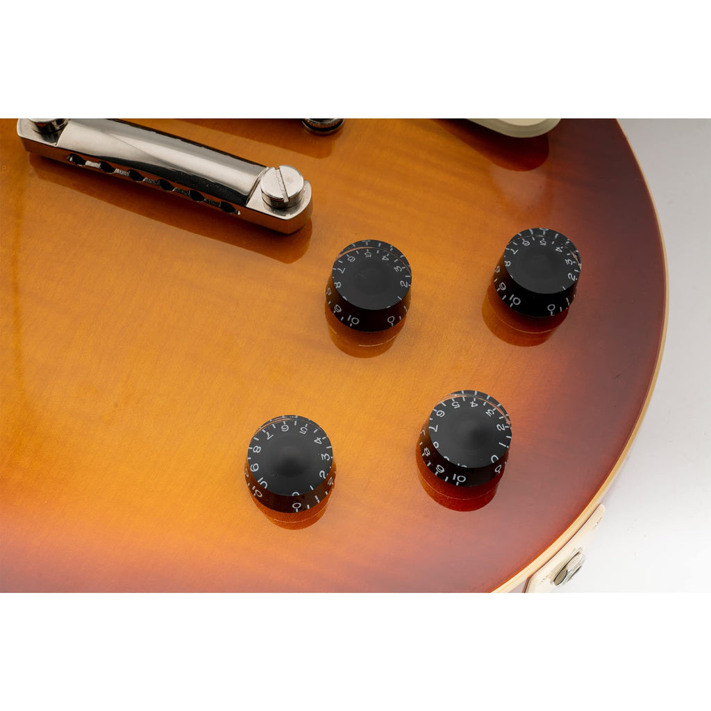 Black 4Pcs Guitar Knobs A430