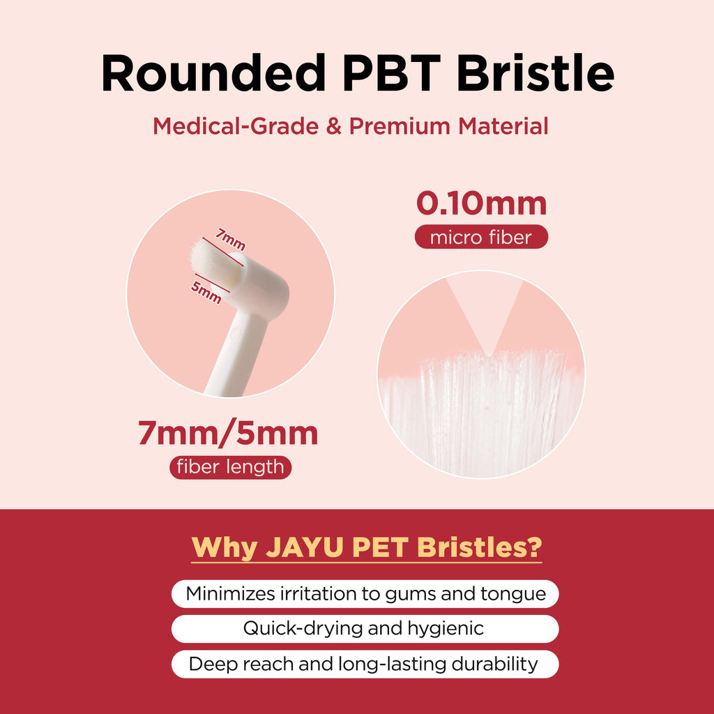 Micro Round Head Dog and Cat Toothbrush V7665