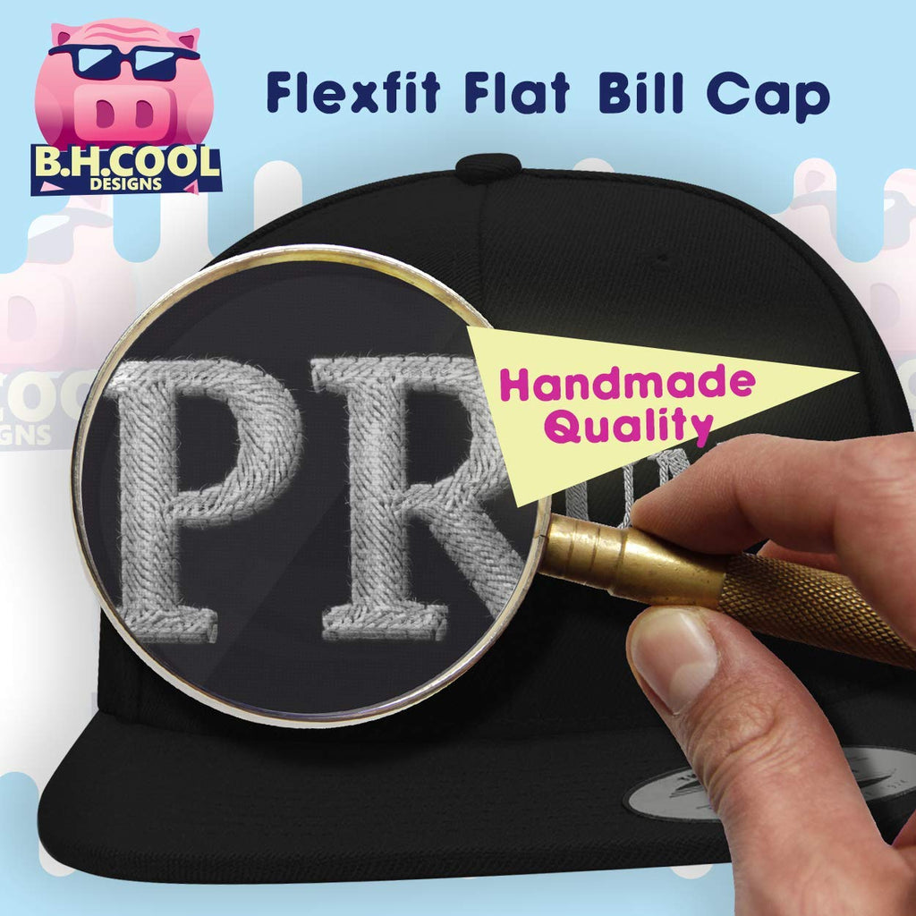 Flat Bill Fitted Hat L5261
