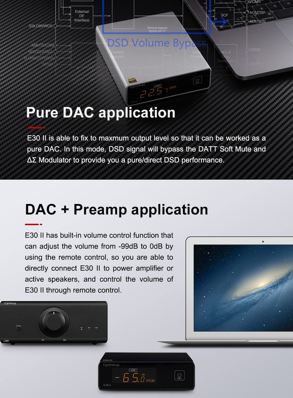 Black DAC Preamp Audio Decoder Q538701