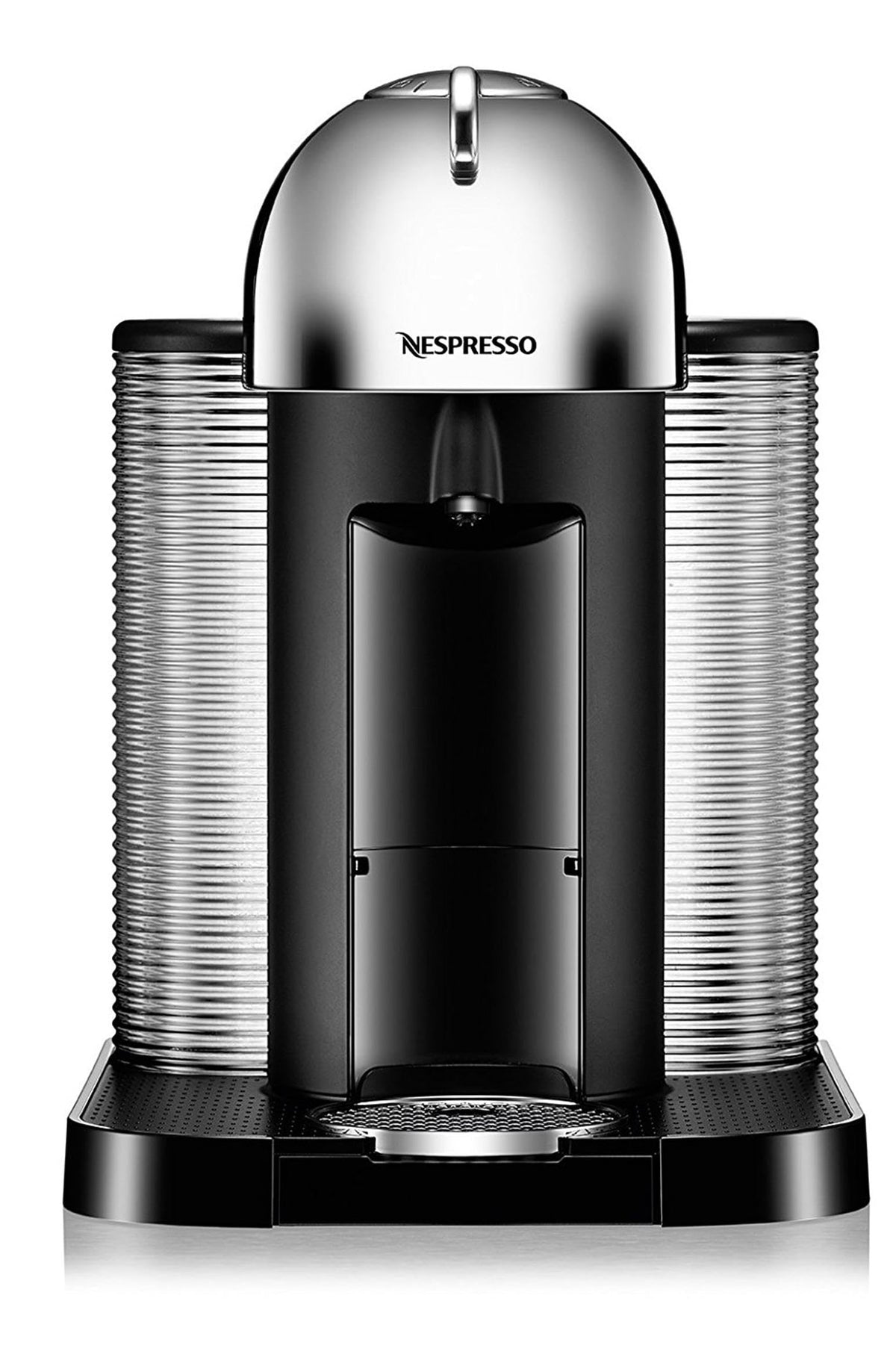 Chrome Coffee and Espresso Maker with Milk Frother J545426