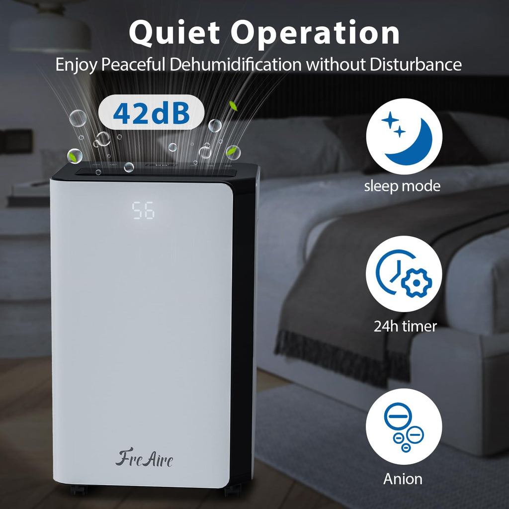 4,500 Sq. Ft. 50 Pint Dehumidifier with Auto or Manual Drainage Y67604