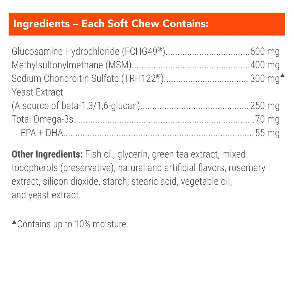 Soft Chews Dog Joint Supplement 60ct E4337