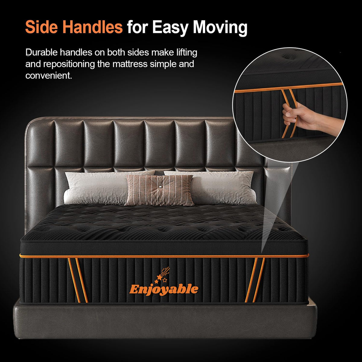 14 Inch Hybrid Full Size Mattress with Memory Foam & Pocket Springs L57664