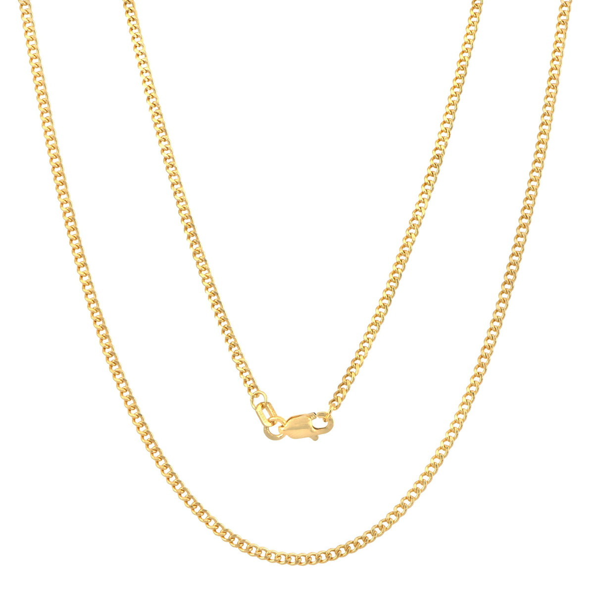 14K Yellow Gold Cuban Chain Necklace I624902