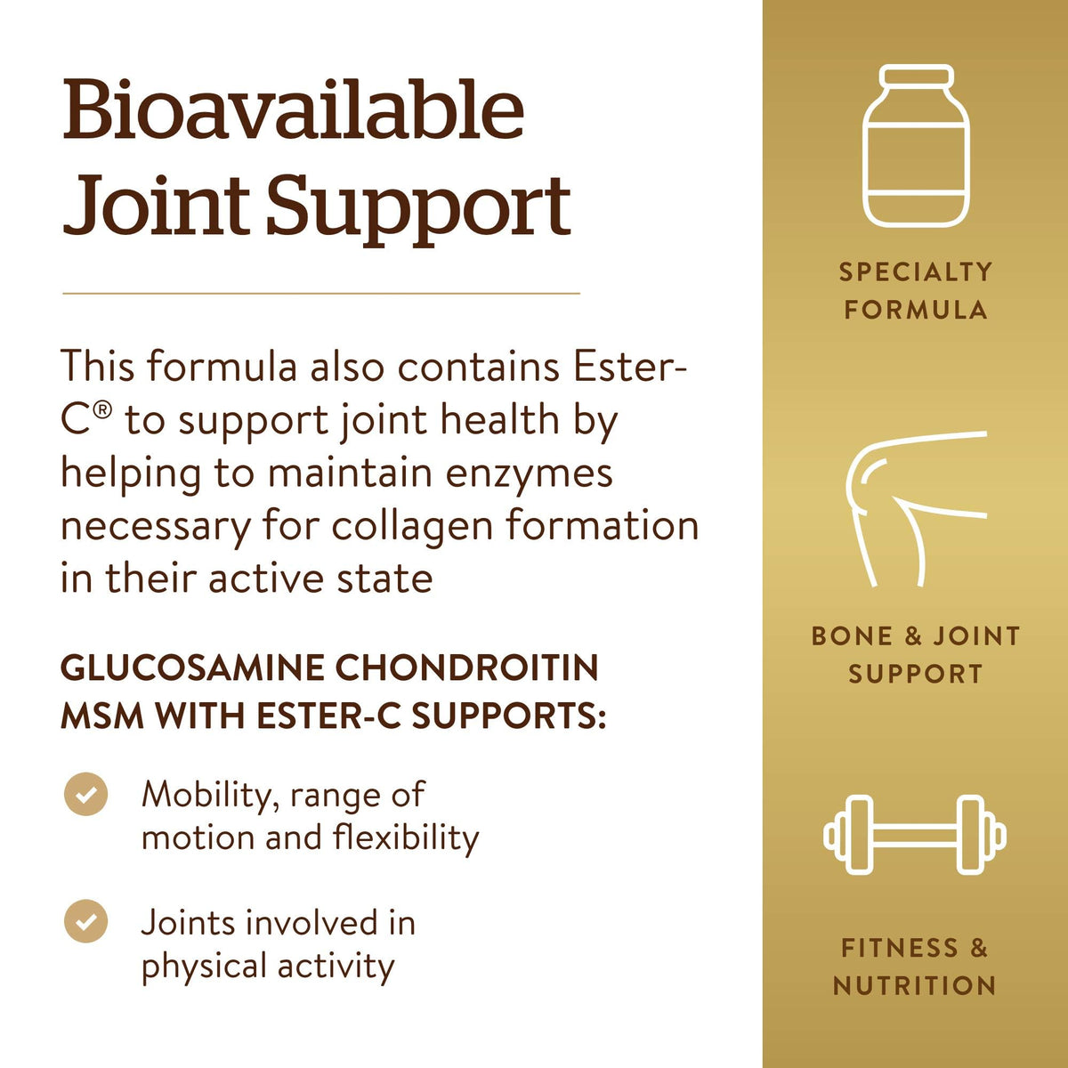 180 Tablets Glucosamine Chondroitin MSM T503