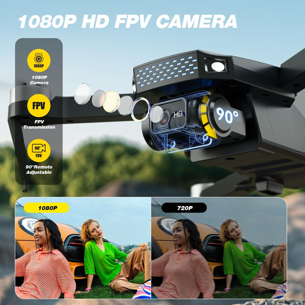 Camera Drone with 2 Batteries X28676