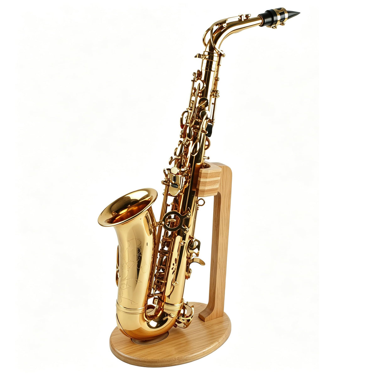 Alto Tenor Saxophone Stand Wooden Y88733