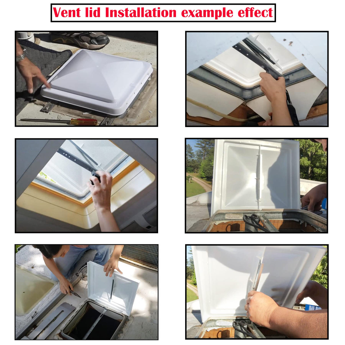 14" x 14" Roof Vent Cover 2 Pack H802216