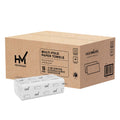 1-Ply White Recycled Paper Towels, 250 Sheets, 16 Packs A54589