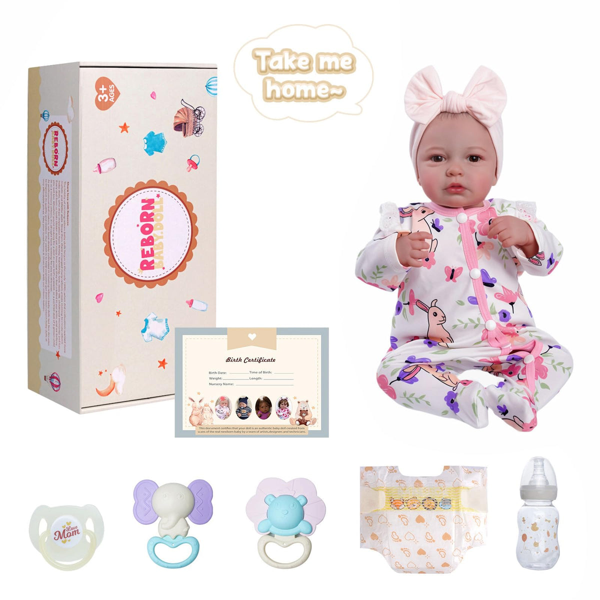 20 Inch Soft Vinyl Baby Doll F503