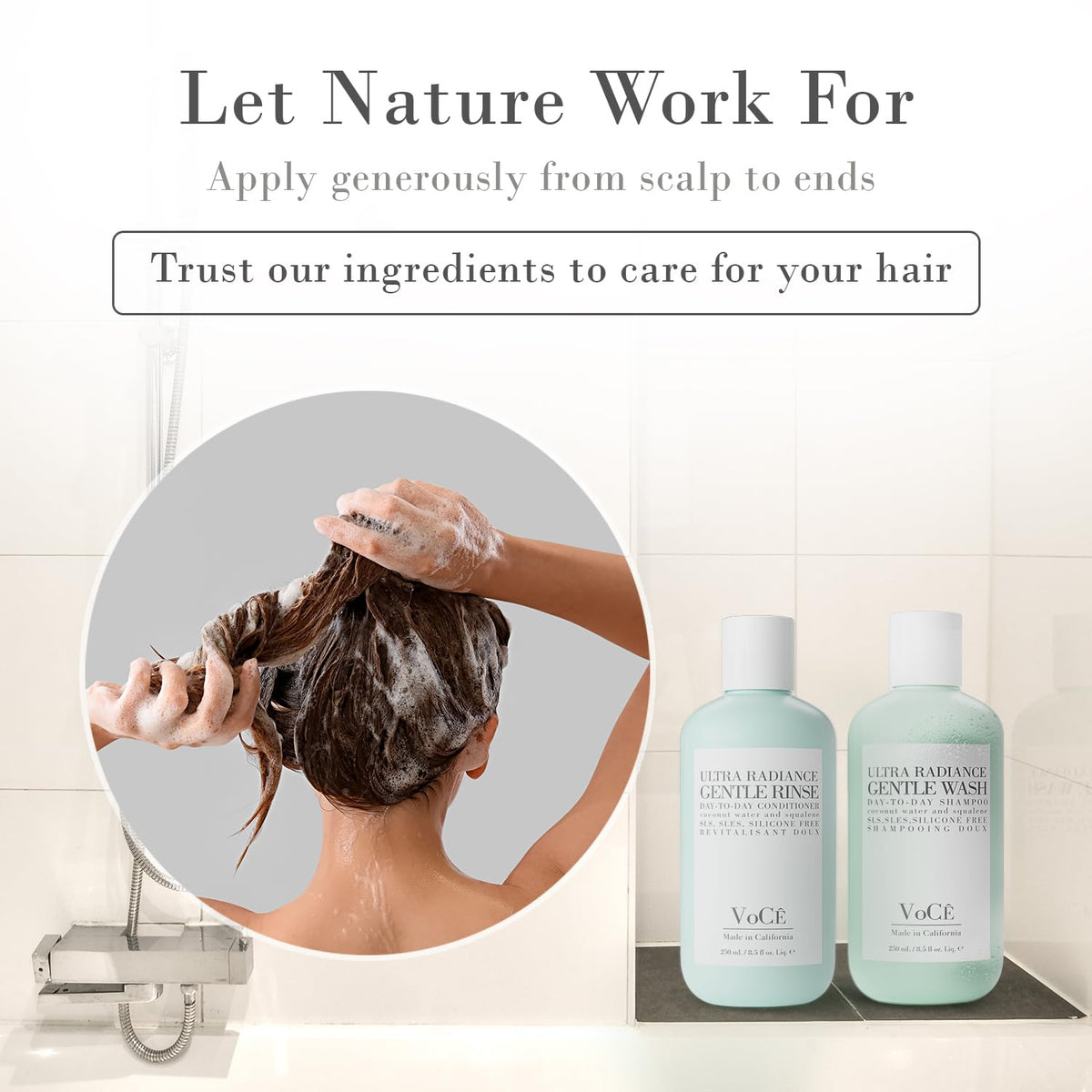 Gentle Shampoo & Conditioner Bundle 8.5 oz W174387