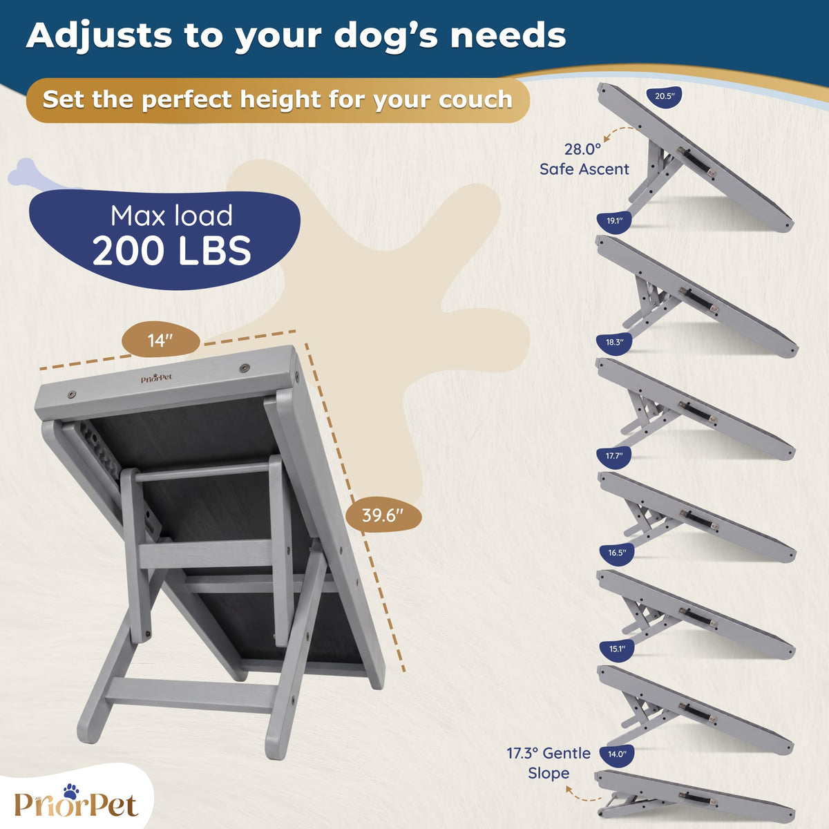 Foldable Wooden Dog Ramp F69295