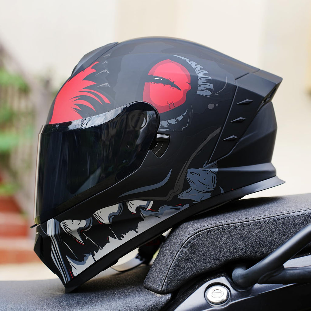 Full Face Dual Visor Motorcycle Helmet A515