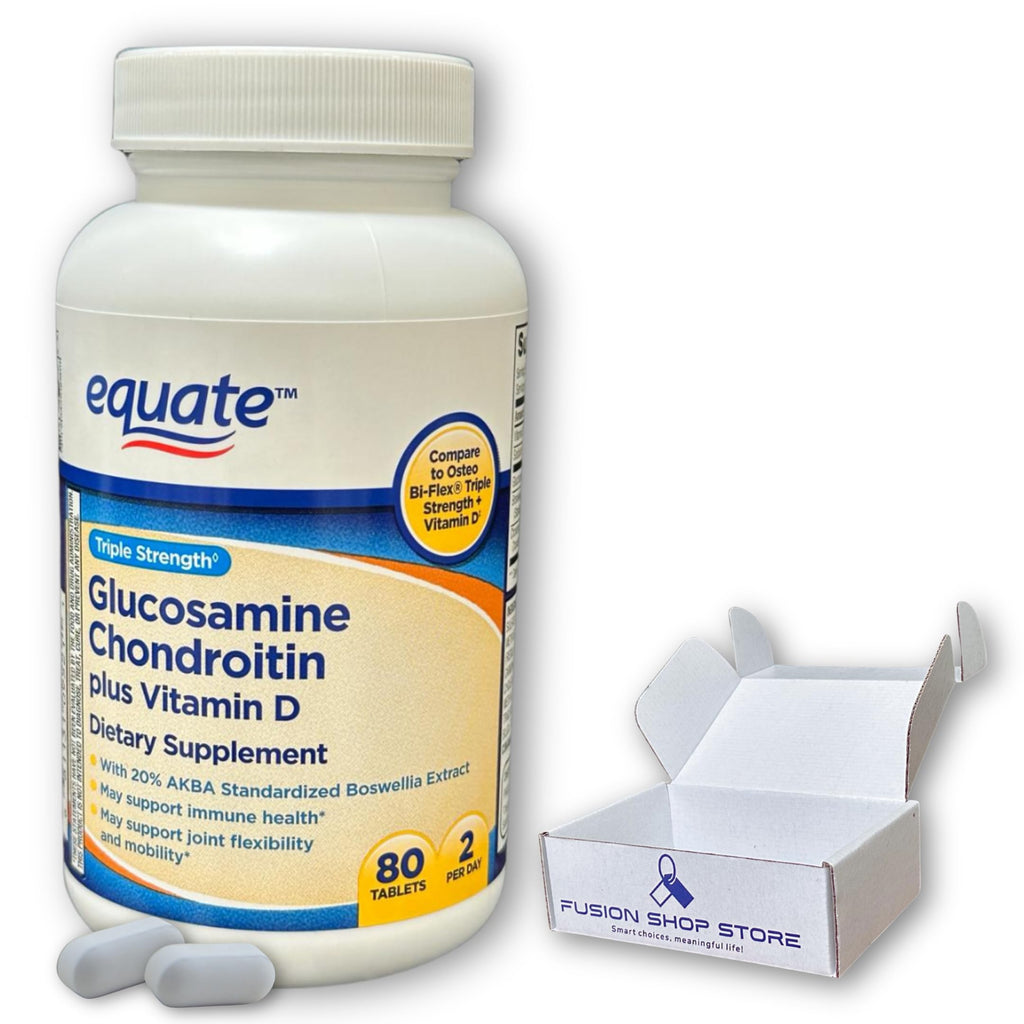 Triple Strength Glucosamine Chondroitin Vitamin D Tablets 80ct O1323