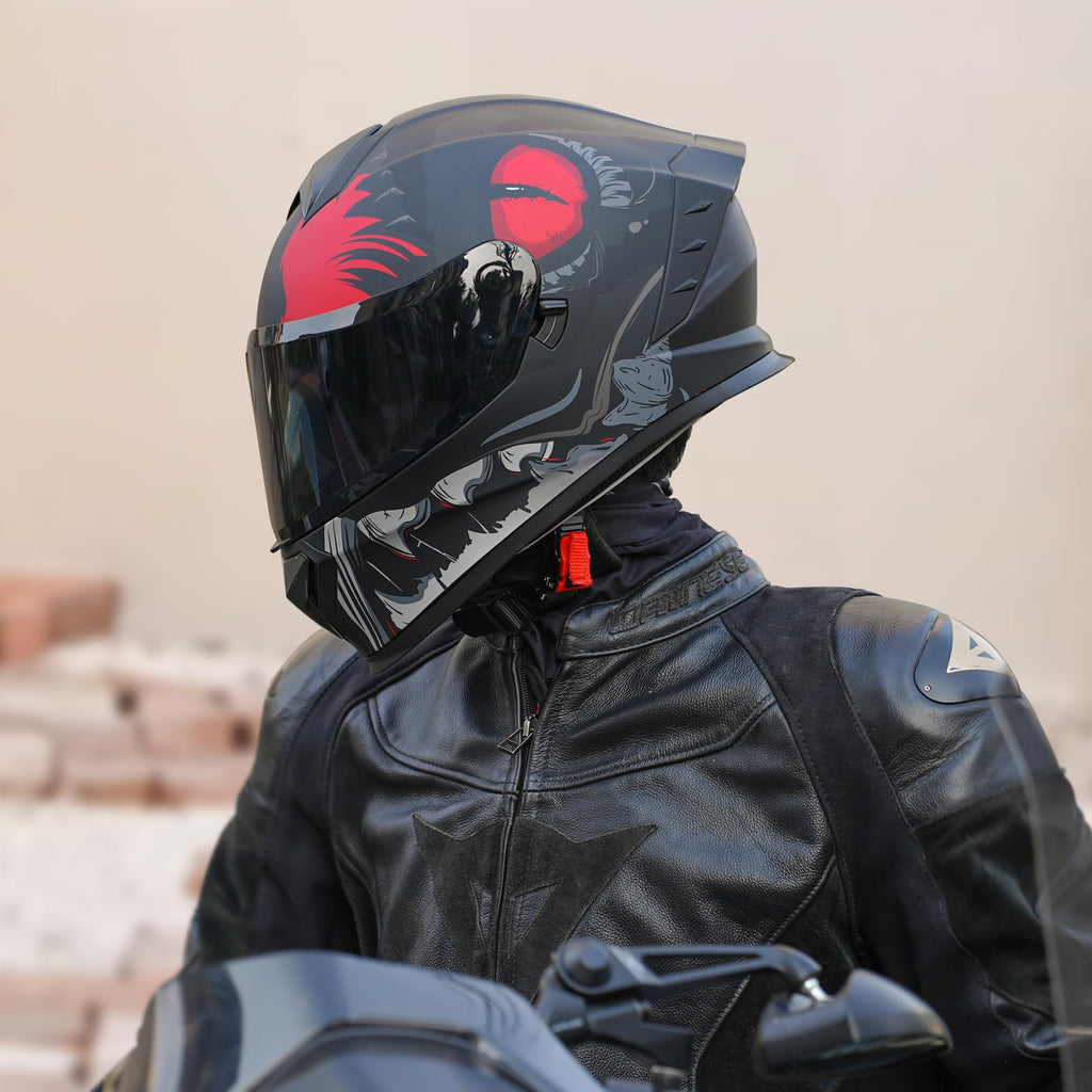 Full Face Dual Visor Motorcycle Helmet A515