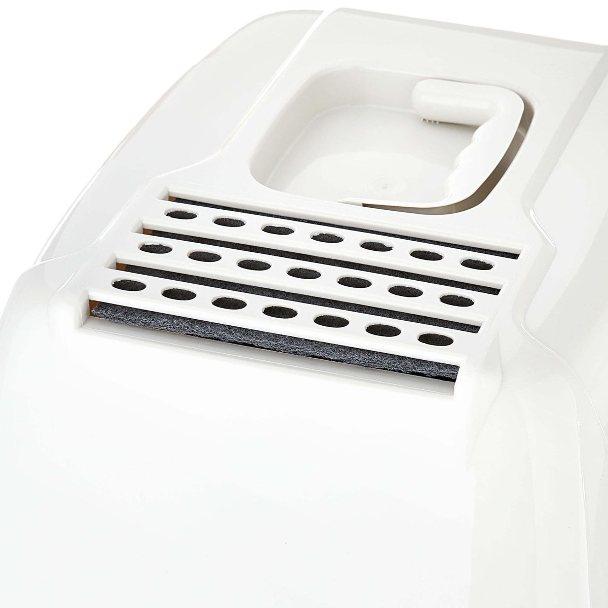Blue Hooded Enclosed Cat Litter Box with Pan & Odor Filter O5880