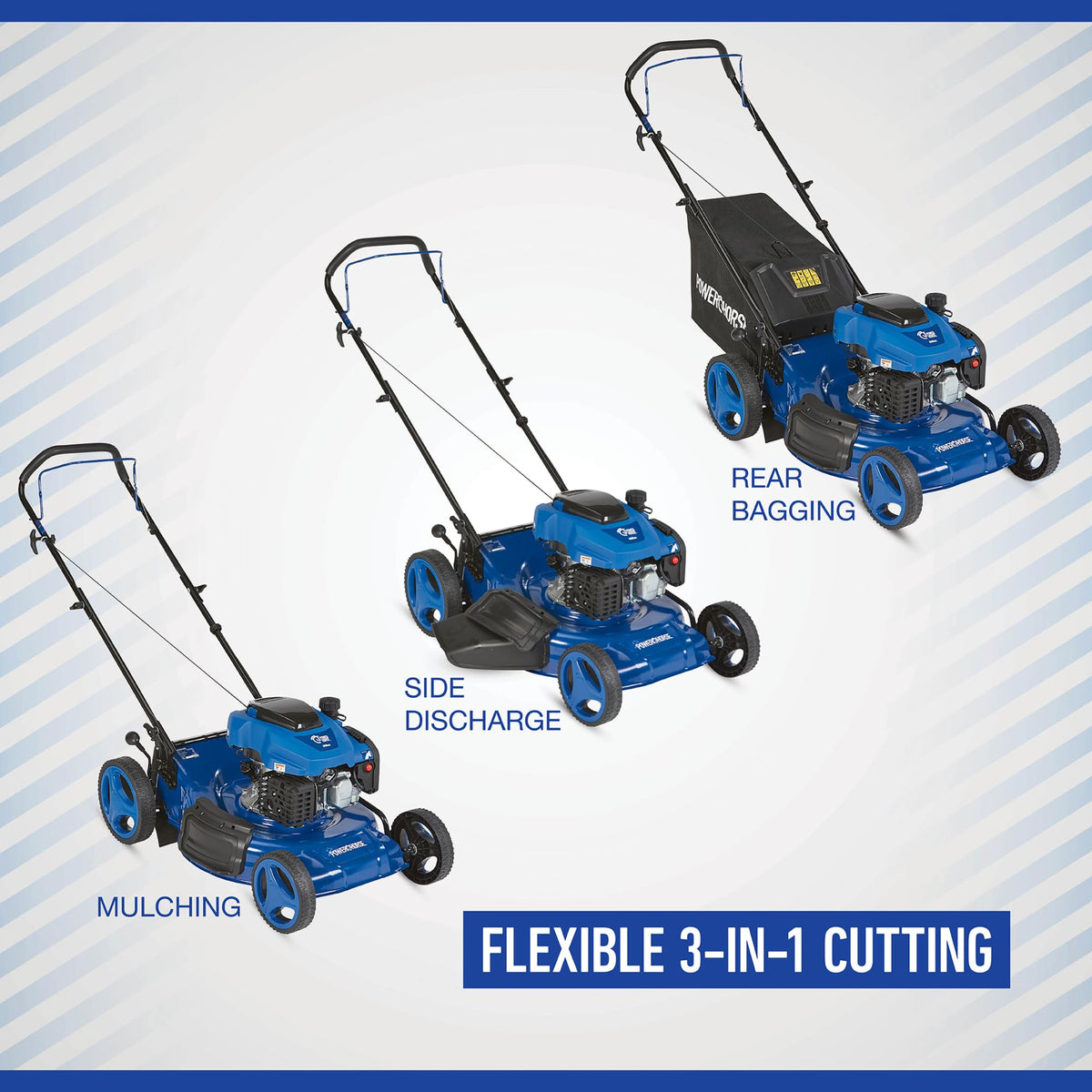 21in. 3-in-1 Gas Lawn Mower B36589