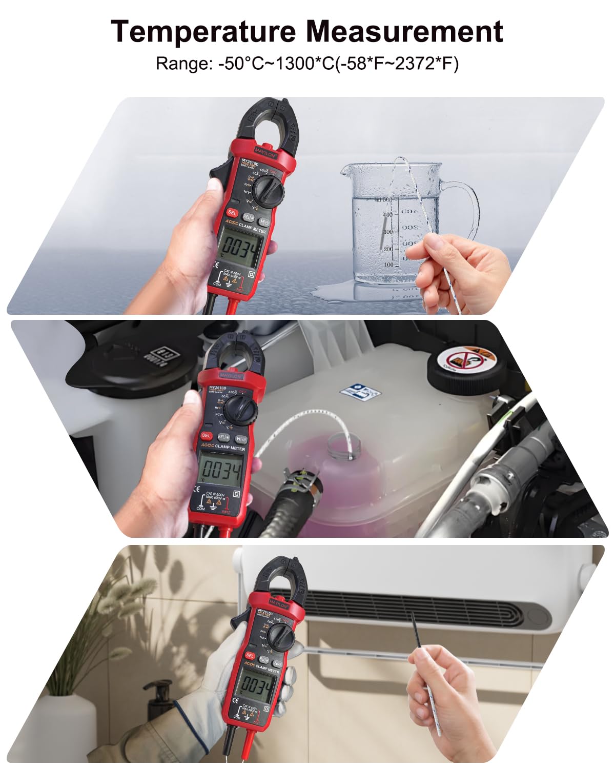 Digital Clamp Meter TRMS 6000 Counts E5796