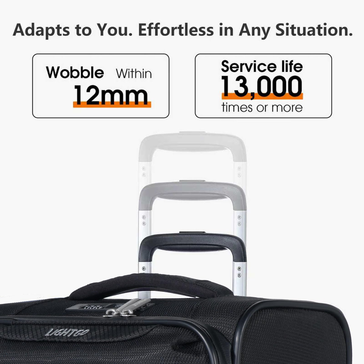 20" Carry On Softside Luggage Black X187