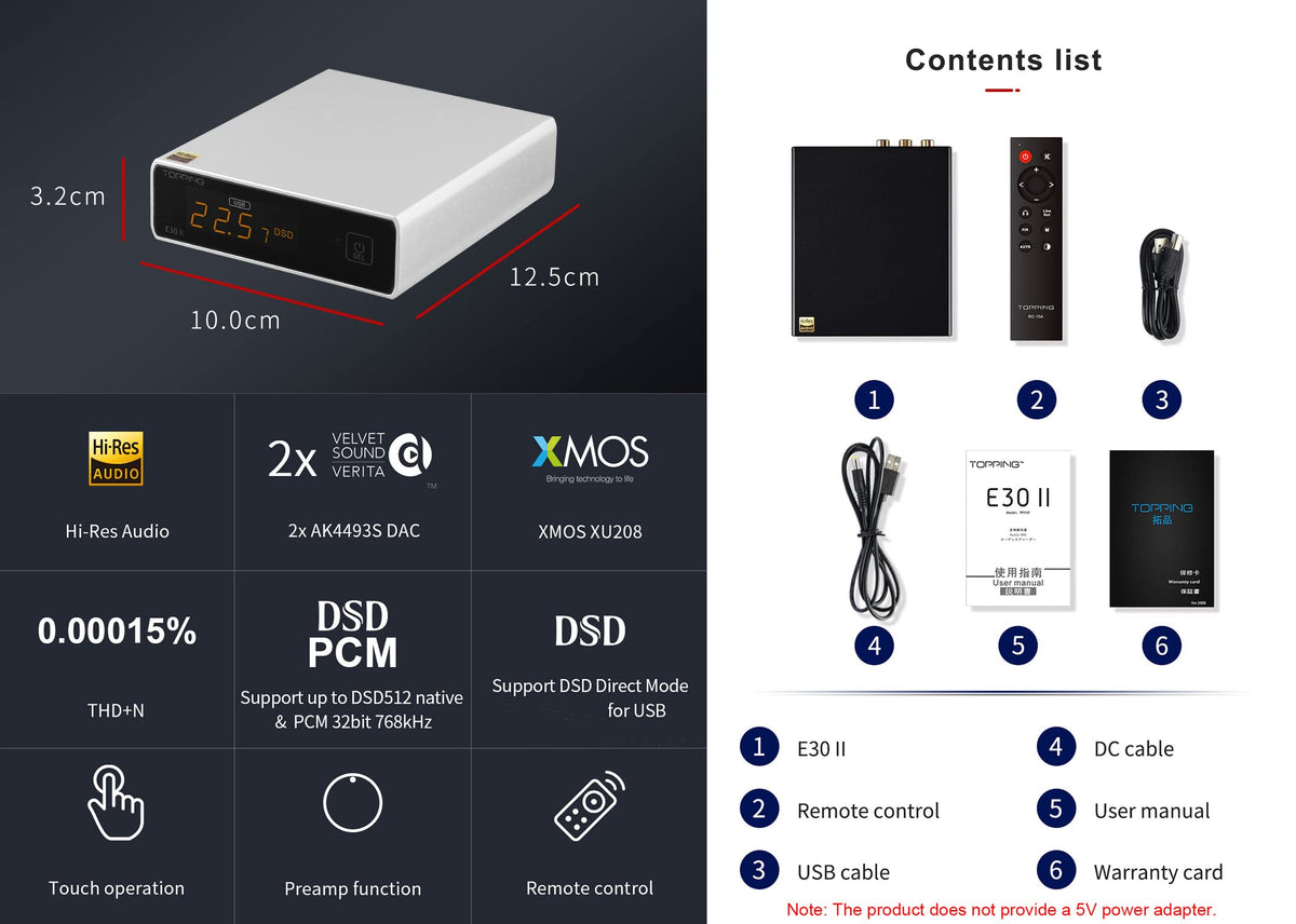Black DAC Preamp Audio Decoder Q538701