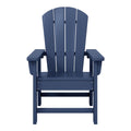 Navy Blue HDPE Adirondack Chair Z961078