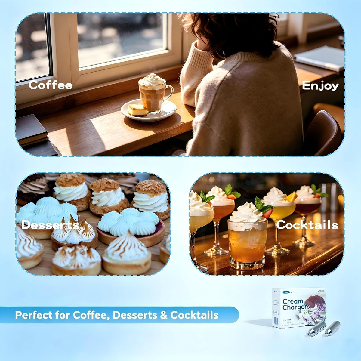 Whipped Cream Chargers Pack of 3 S280