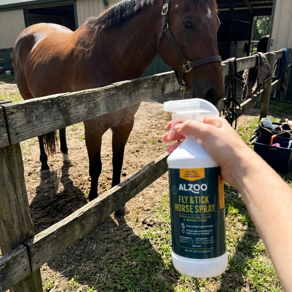 Plant-Based Fly and Tick Horse Spray 32 Fl. Oz. (Pack of 2) E7798