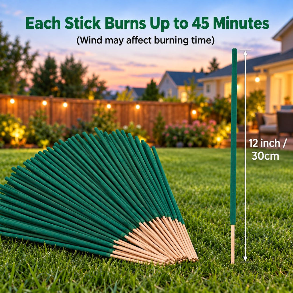 Citronella Mosquito Repellent Incense Sticks 120 Count W225