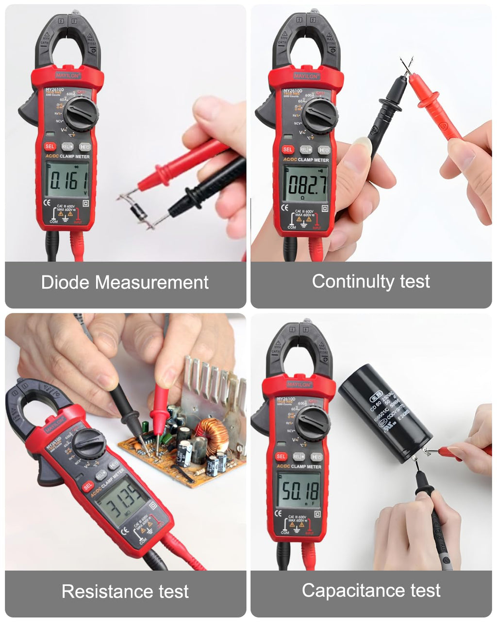 Digital Clamp Meter TRMS 6000 Counts E5796