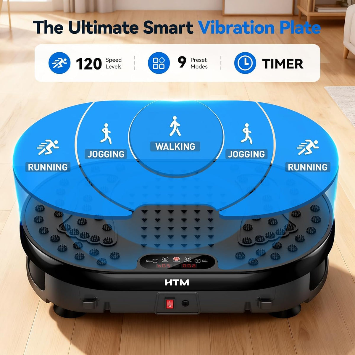 Vibration Plate Exercise Machine with Remote Control C430