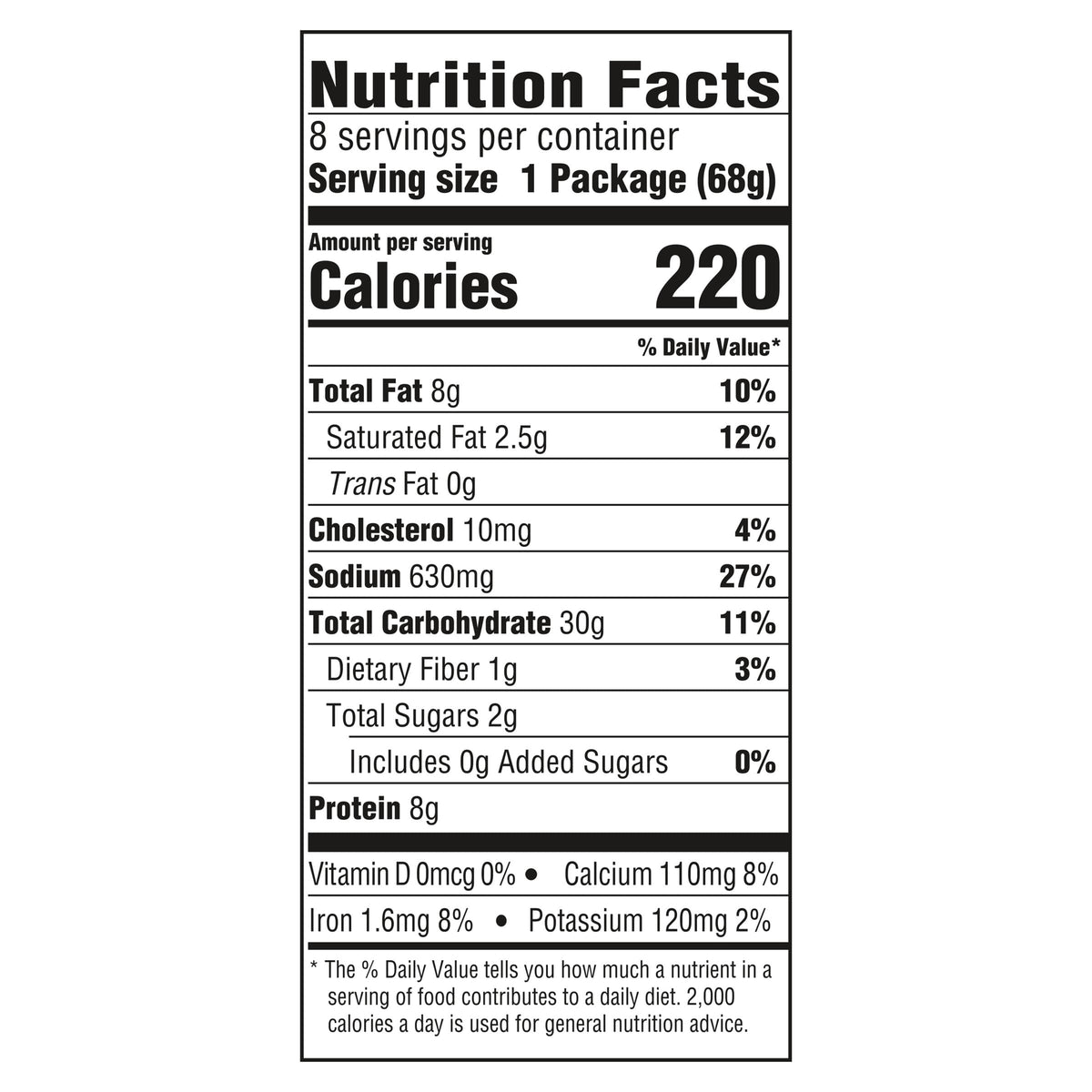 Kraft Mac and Cheese Dinner, 8 Microwaveable Cups, Original, 2.39 oz O187479