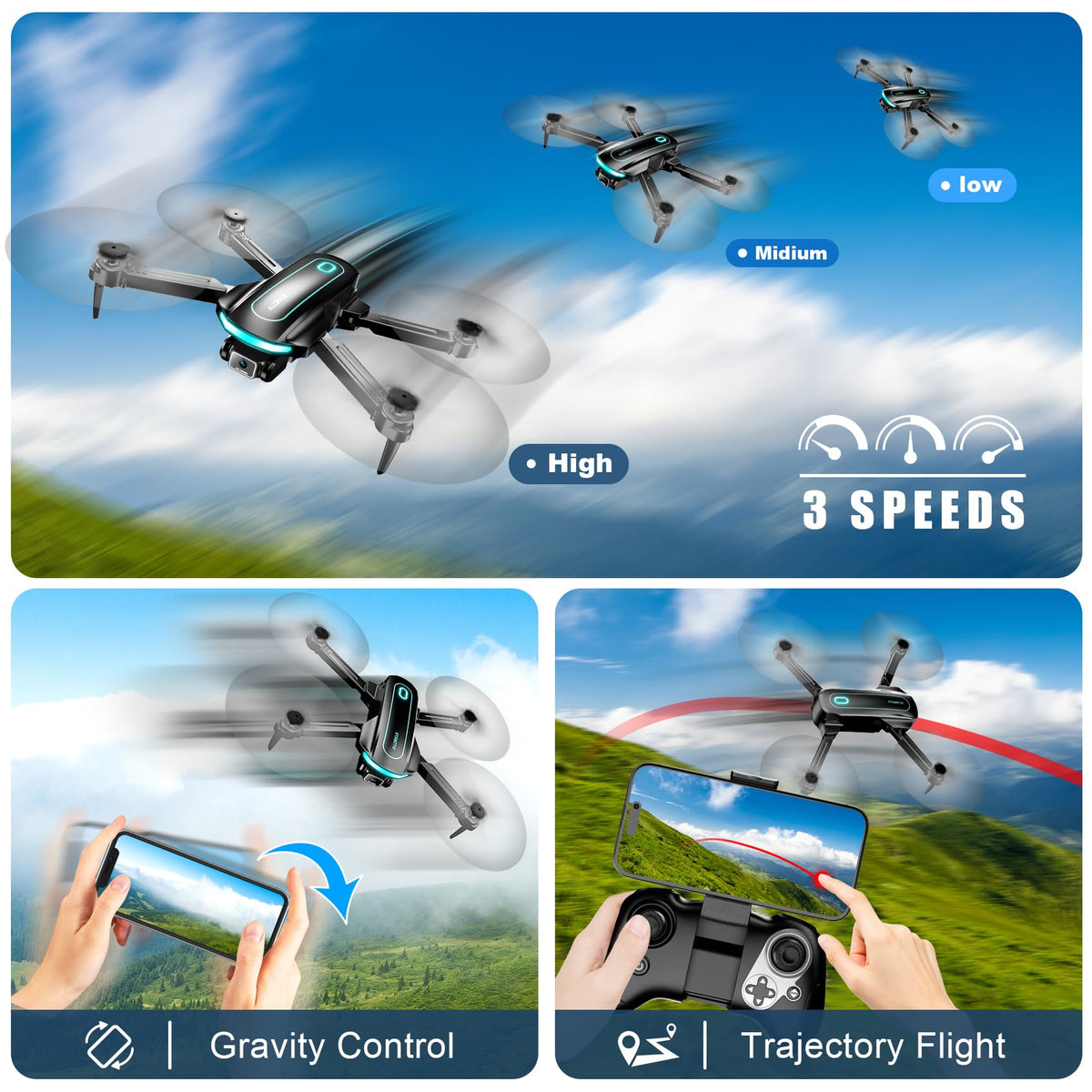 1080P HD Foldable Drone Z577