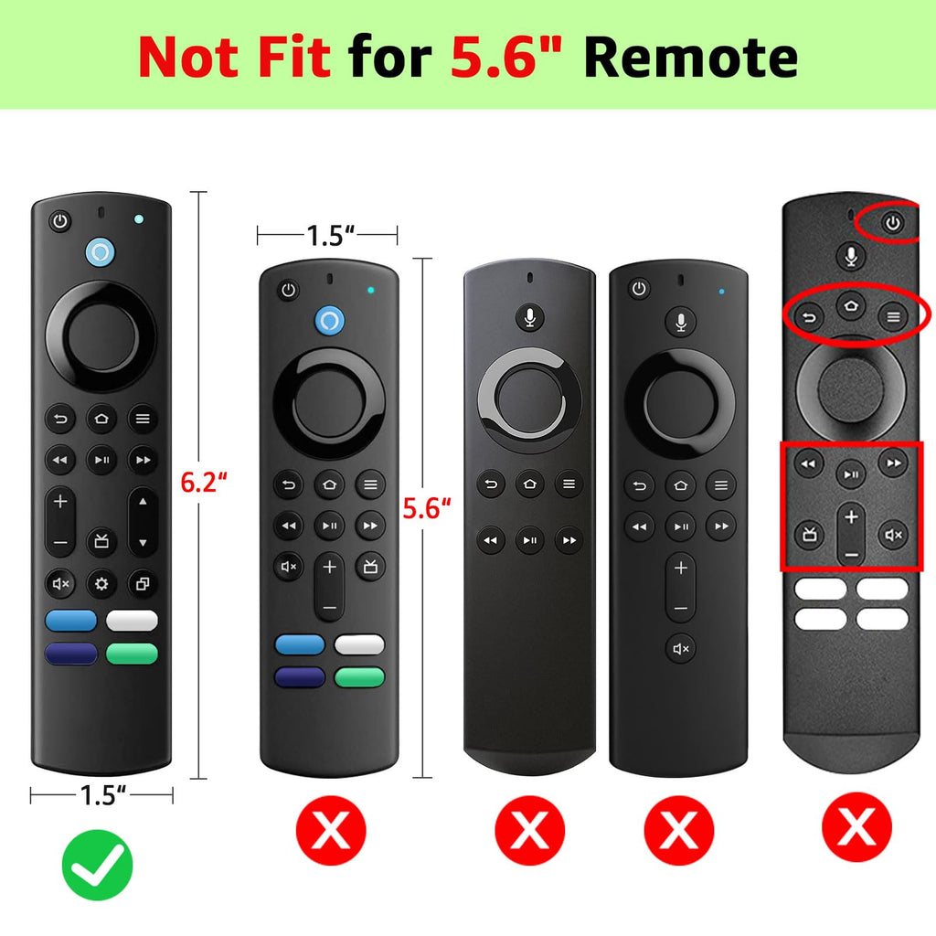 Silicone Remote Cover Glow in The Dark with Lanyard S186