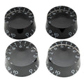 Black 4Pcs Guitar Knobs A430