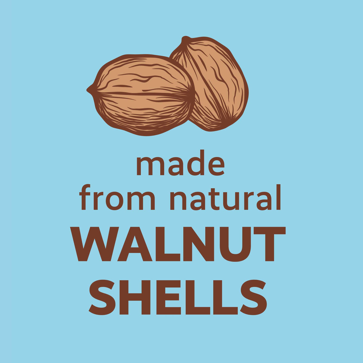 Unscented Walnut Shell Cat Litter 26 Lbs W373147