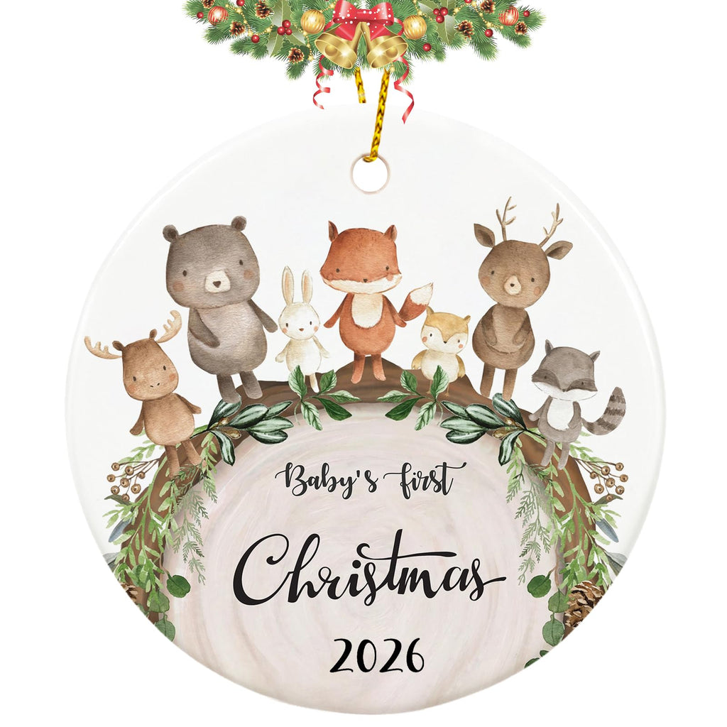 Baby First Christmas Ornament 2026 V17332