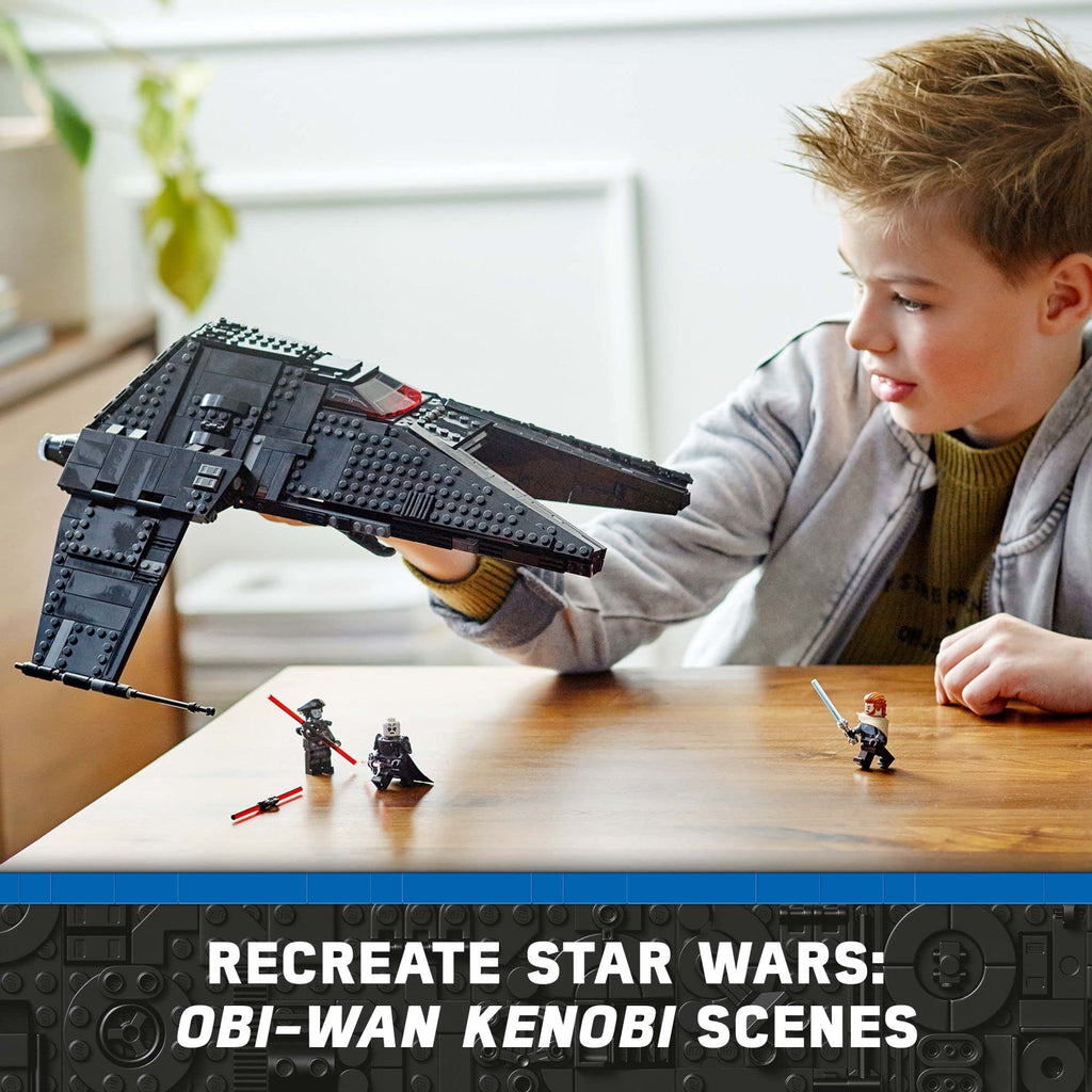 Buildable Toy Starship with Blue and Double-Bladed Red Lightsabers K33021