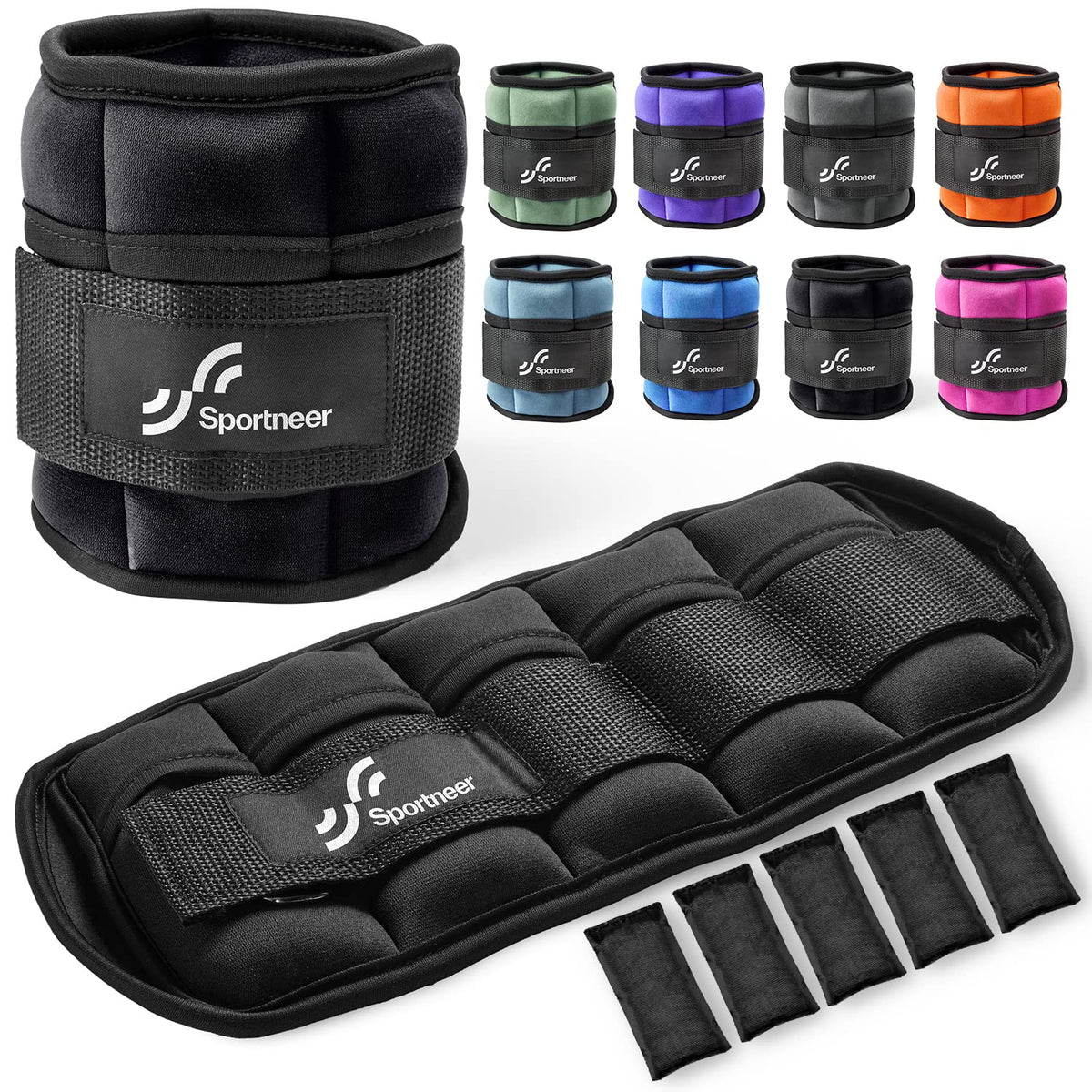 Adjustable Ankle and Wrist Weights Pair of 4lb X594648