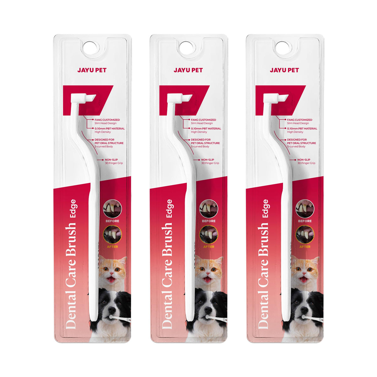 Micro Round Head Dog and Cat Toothbrush V7665