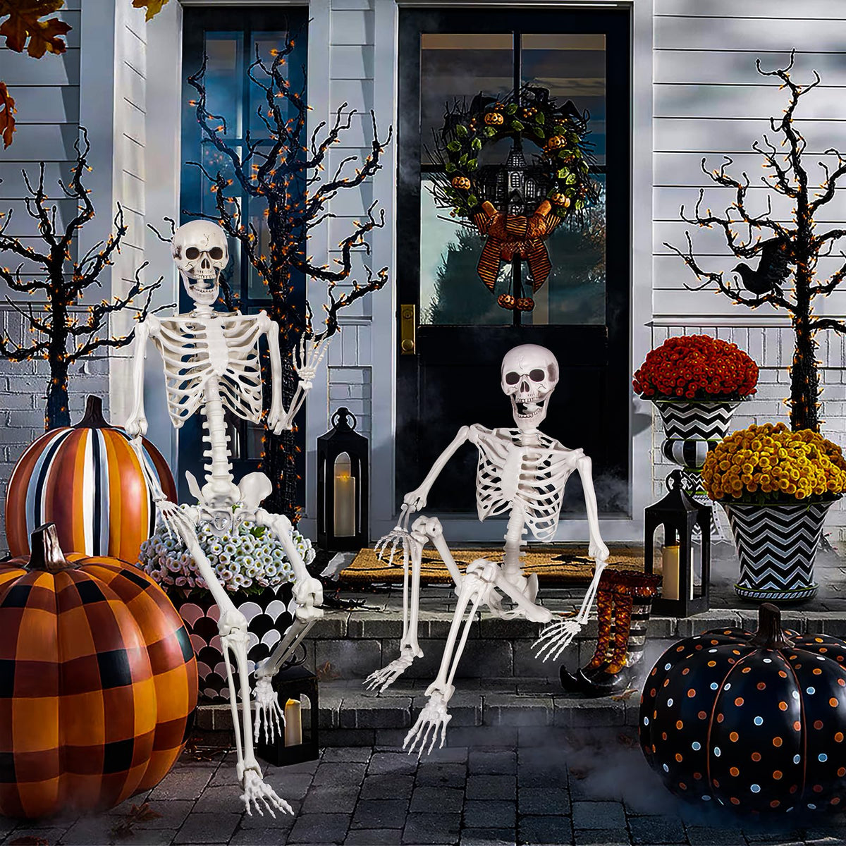 Life Size Skeleton with Posable Joints T74274