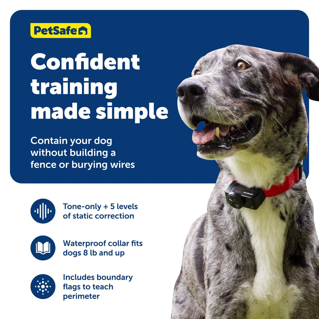 Wireless Pet Containment System, 2 Dogs, Up to 1/2 Acre O95385